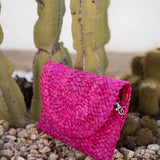 Bolso Rafia Fucsia