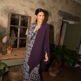 Poncho pequeño | Berenjena