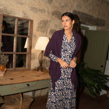 Poncho pequeño | Berenjena