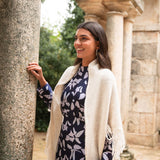 Poncho pequeño | Blanco roto