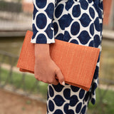 Cartera de rafia | Coral