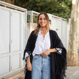 Poncho grande | Azul marino