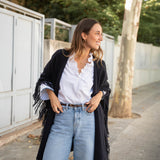 Poncho grande | Azul marino