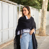 Poncho grande | Azul marino