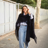 Poncho grande | Azul marino