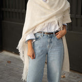Poncho grande | Blanco