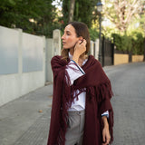 Poncho grande | Granate