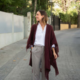 Poncho grande | Granate