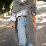 Poncho grande | Gris