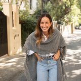 Poncho grande | Gris