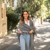 Poncho grande | Gris