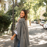 Poncho grande | Gris