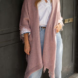 Poncho grande | Rosa Palo