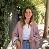 Poncho grande | Rosa Palo