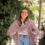 Poncho grande | Rosa Palo