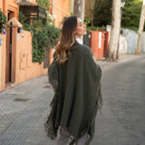Poncho grande | Verde Caza **PREVENTA**