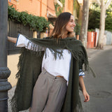 Poncho grande | Verde Caza **PREVENTA**
