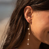 Pendientes largos | Perla