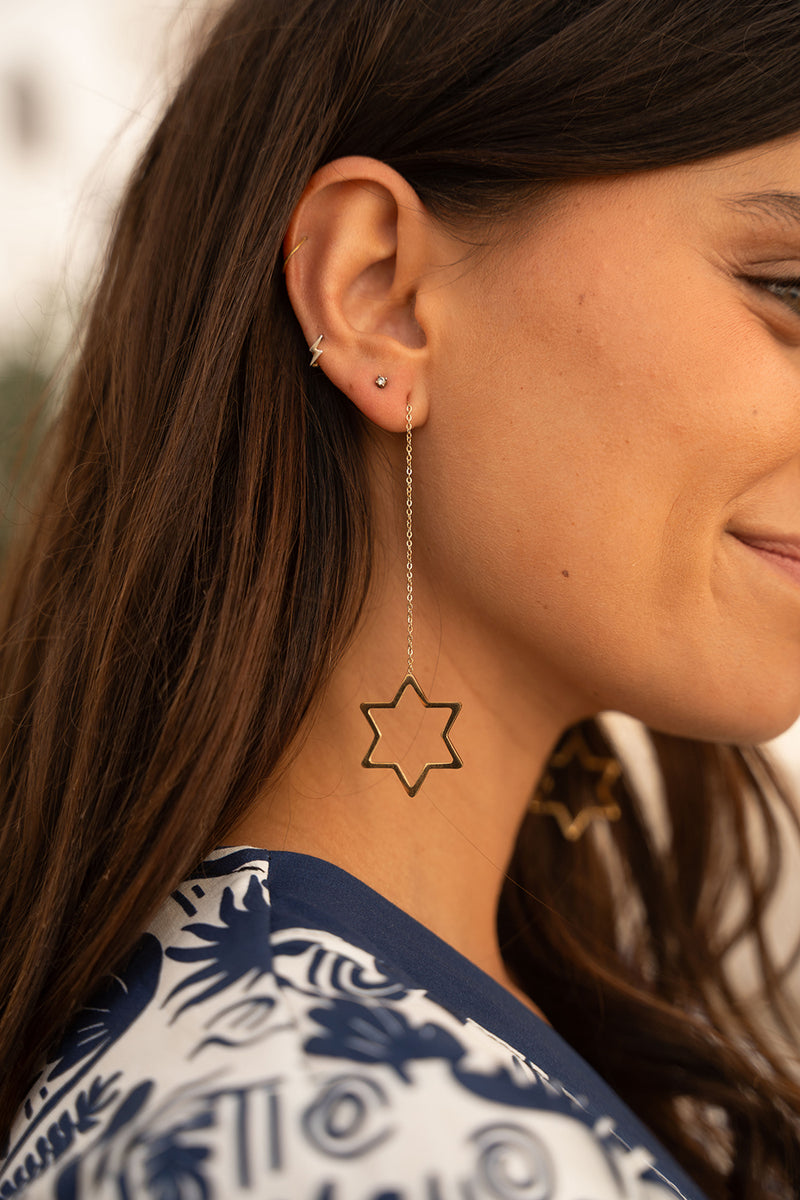Long Earrings | Star