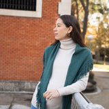 Mini Poncho | Azul verdoso