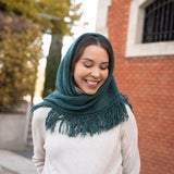 Mini Poncho | Azul verdoso