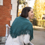 Mini Poncho | Azul verdoso