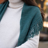 Mini Poncho | Azul verdoso