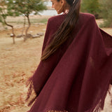 Poncho grande | Granate **PREVENTA**