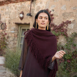 Poncho pequeño | Granate