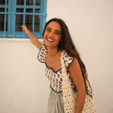 Bolso Crochet Flores