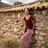 Falda Terracota
