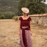 Falda Terracota