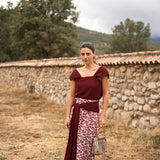 Falda Terracota