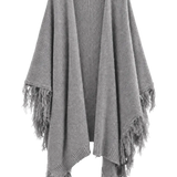 Poncho grande | Gris