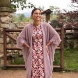 Poncho grande | Rosa Palo