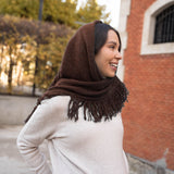 Mini Poncho | Marrón chocolate