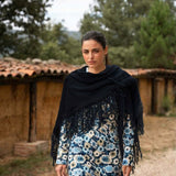 Poncho grande | Azul marino